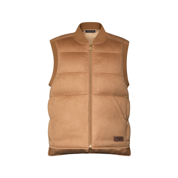 Louis Vuitton Twill di casmere spazzolato con vigogna — Marrone