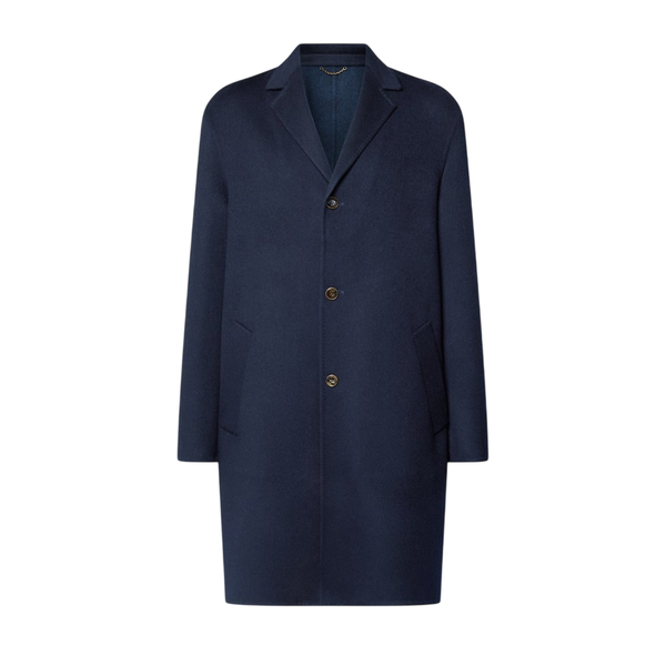 Louis Vuitton Cappotto doppio viso in cashmere — Blu
