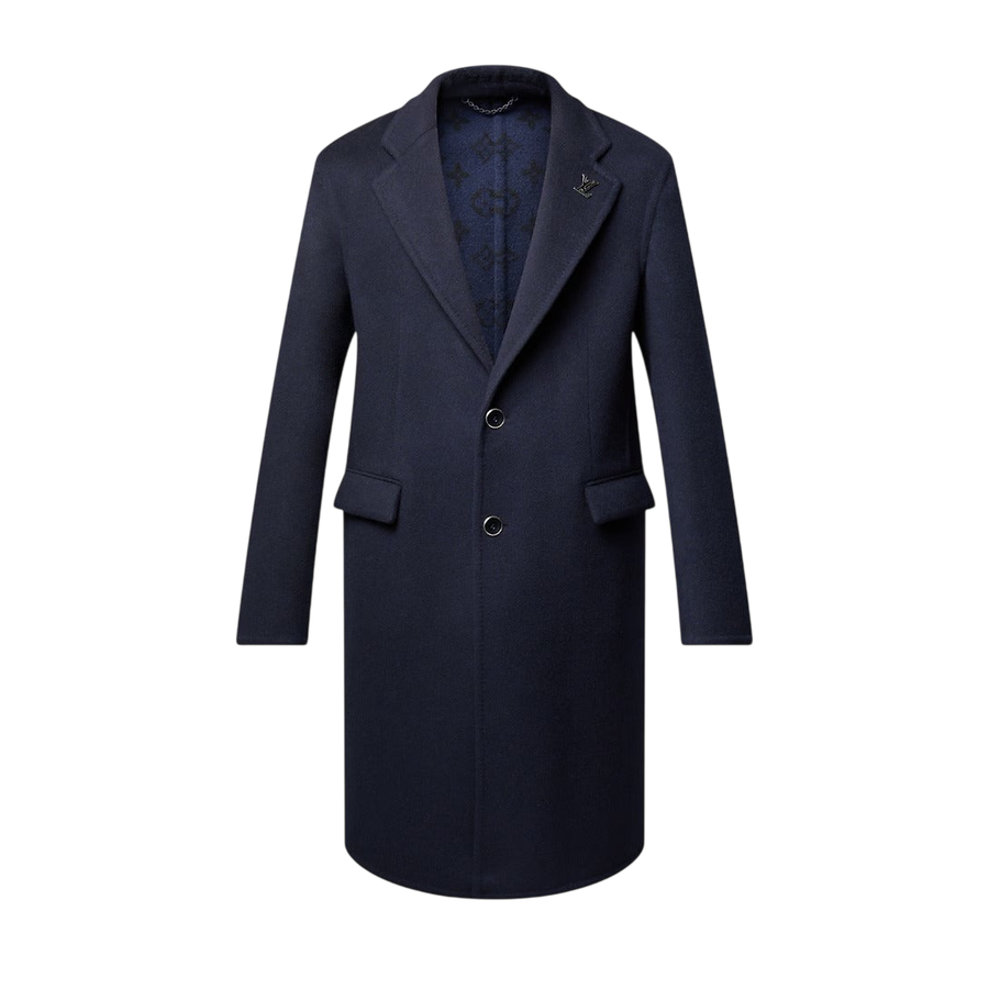 Louis Vuitton Cashmere Double Face Coat — Dark Navy