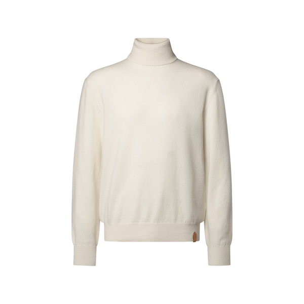 Louis Vuitton Maglione a collo alto in cashmere — Bianco