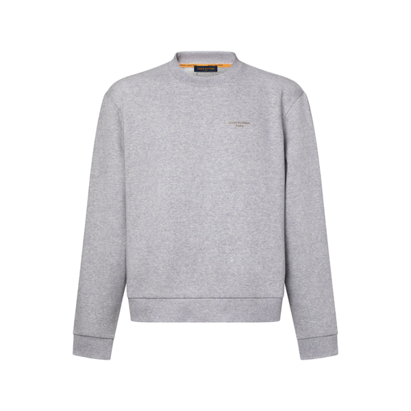 Louis Vuitton Felpa in jersey di cotone — Grigio mélange