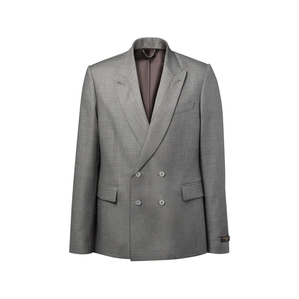 Louis Vuitton Giacca sartoriale doppiopetto — Grigio scuro mélange