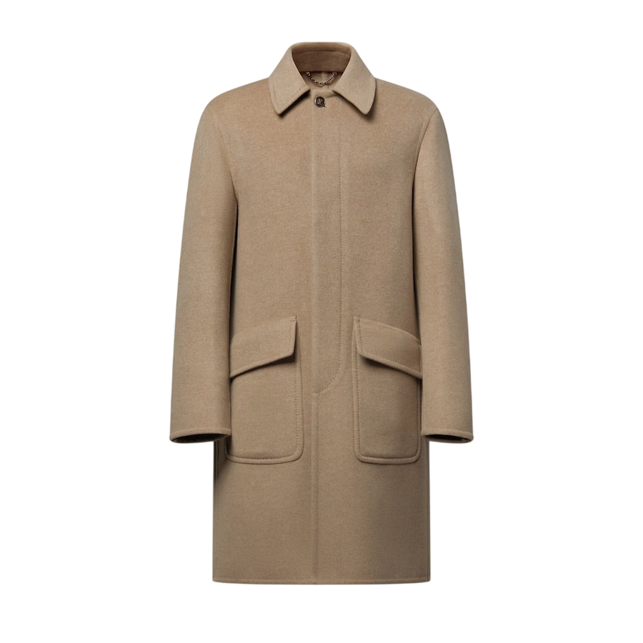 Louis Vuitton Double Face Cashmere Car Coat — Light Caramel