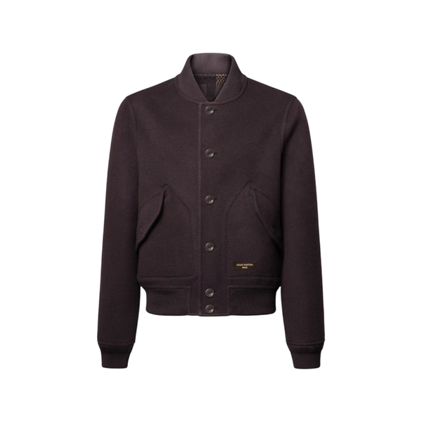 Louis Vuitton Giacca a quadri reversibile double-face — Marrone a quadri