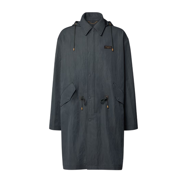 Louis Vuitton Elegante parka con cappuccio — Grafite
