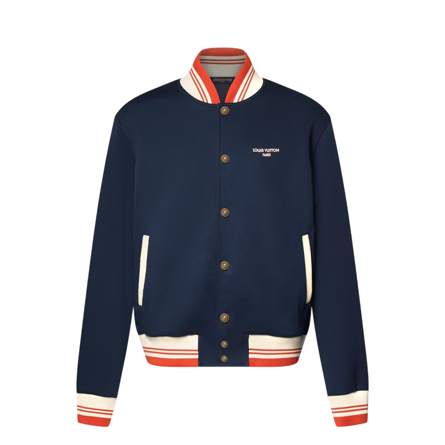Louis Vuitton Elegant Varsity Jacket  — Deep Navy