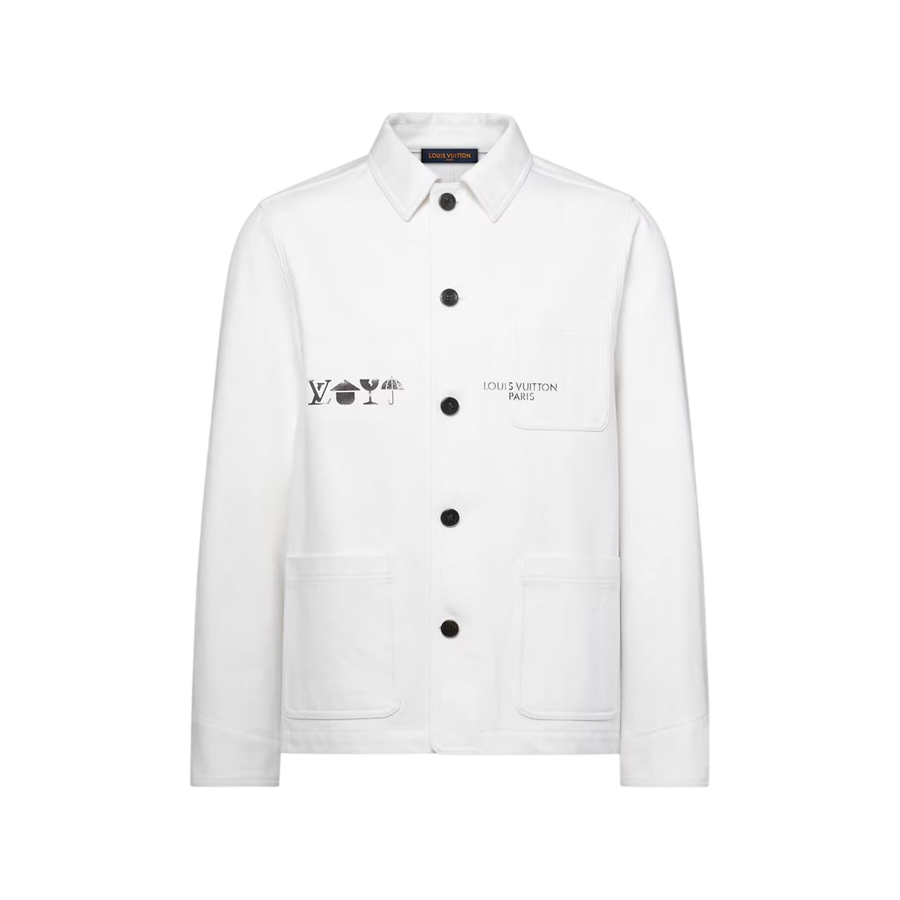 Louis Vuitton Equipe Workwear Jacket — White
