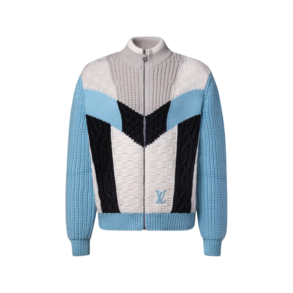 Louis Vuitton Giacca sportiva in maglia Signature — Lucentezza lavanda