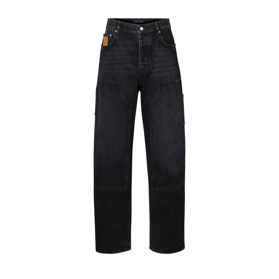 Louis Vuitton LV Pantaloni in denim da carpentiere — neri