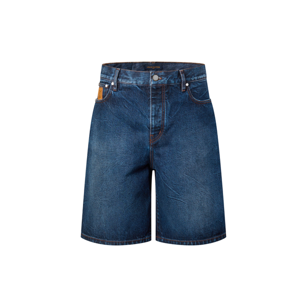 Louis Vuitton LV Pantaloncini di jeans — Blu indaco intenso