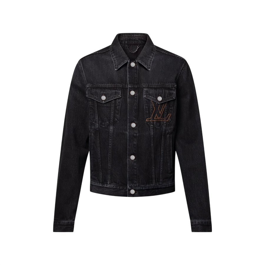 Louis Vuitton LV Denim Trucker Jacket — Black