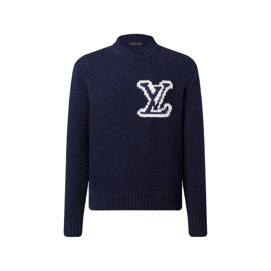 Pull ras du cou LV Intarsia Louis Vuitton — Violet indigo