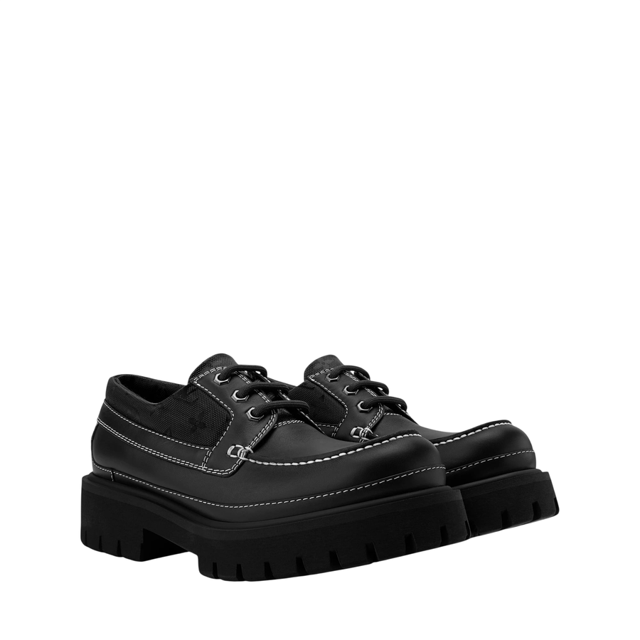 Louis Vuitton LV Remix Boat Shoe — Black