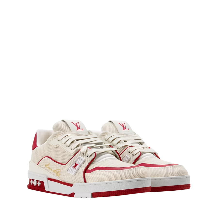 Louis Vuitton LV Trainer Sneaker — Red