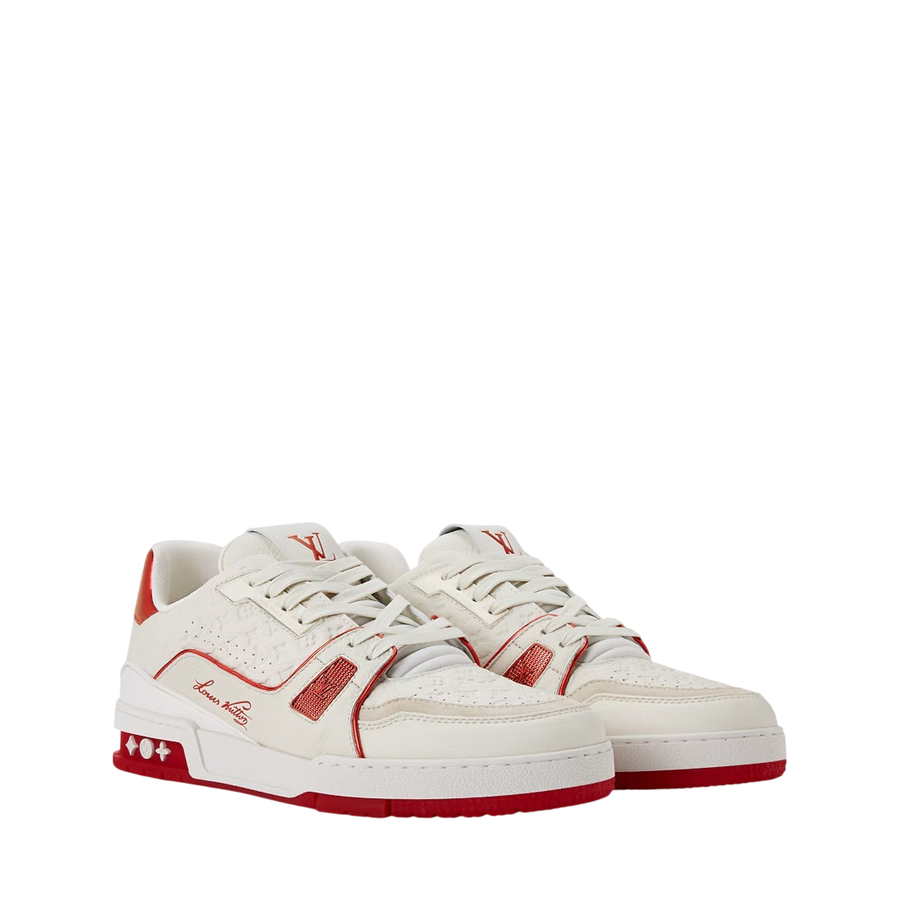 Louis Vuitton LV Trainer Sneaker — Red