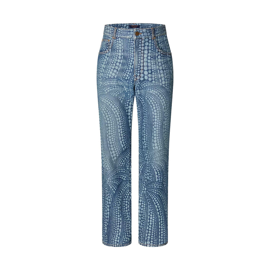 Louis Vuitton Pantalon en denim citrouille partout