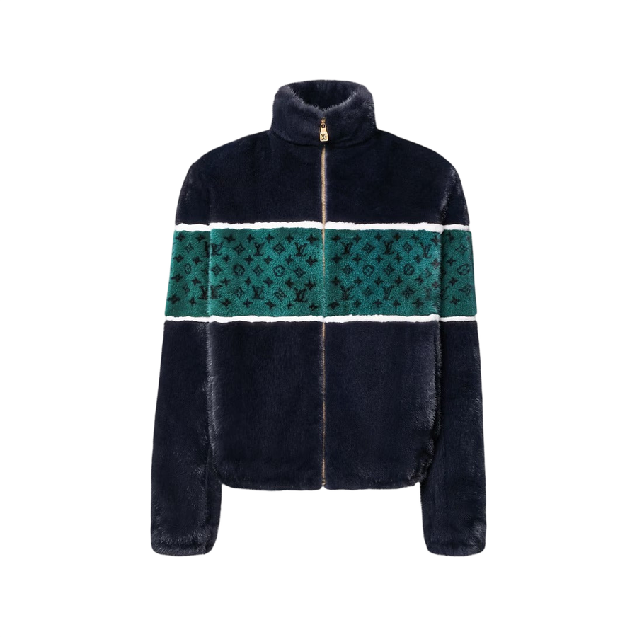 Louis Vuitton Mink Track Top  — Navy