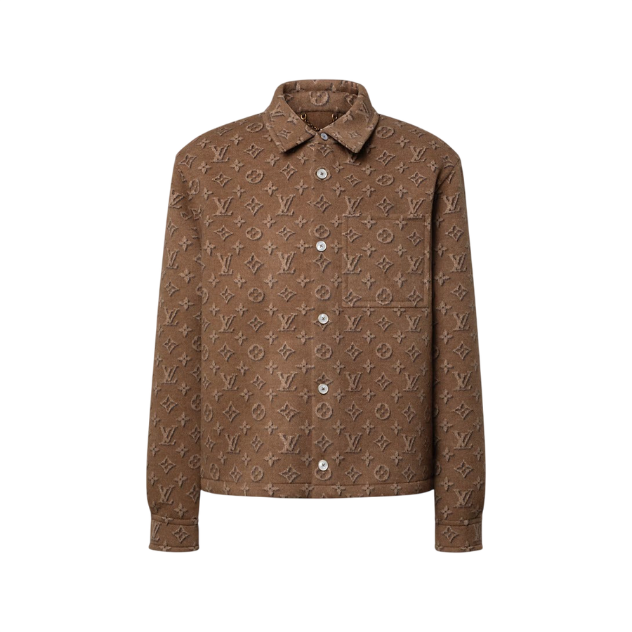 Louis Vuitton Monogram Double Face Overshirt — Brown