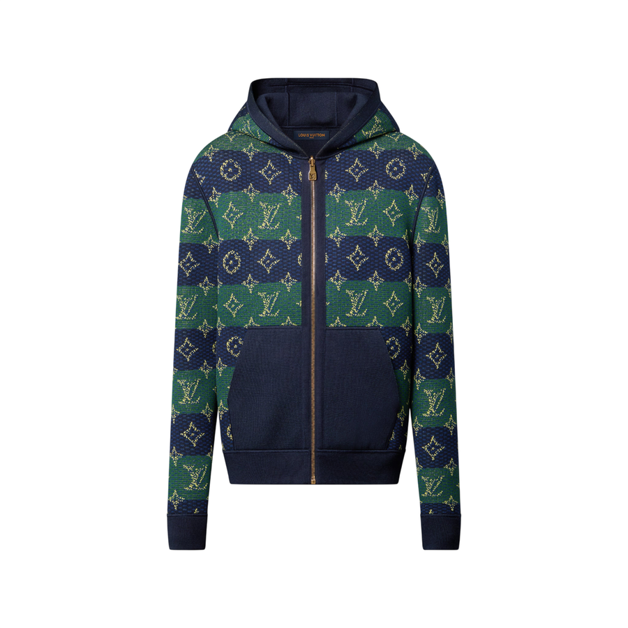 Louis Vuitton Monogram Double Face Reversible Hoodie — Dark Night Blue