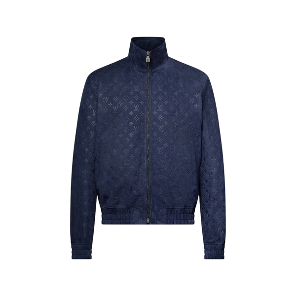 Giacca da tuta con monogramma in rilievo Louis Vuitton — Indaco