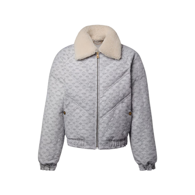 Louis Vuitton Monogram Jacquard Puffer Jacket — Gris Pâle [white-bg-v2:bb2d88c1-ebb8-4803-89df-4a64b6c5bbfc]