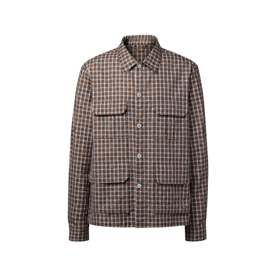 Louis Vuitton Monogram Overshirt — Burgundy