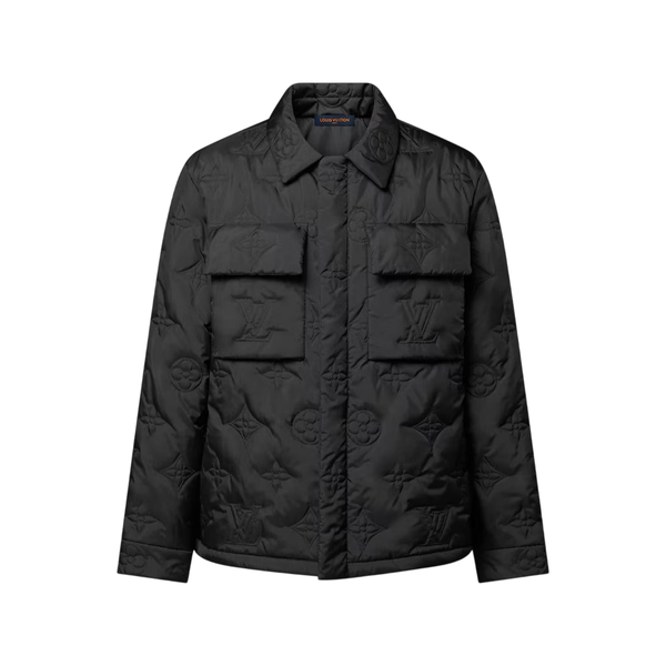 Louis Vuitton Monogram Padded Light Blouson — Nero