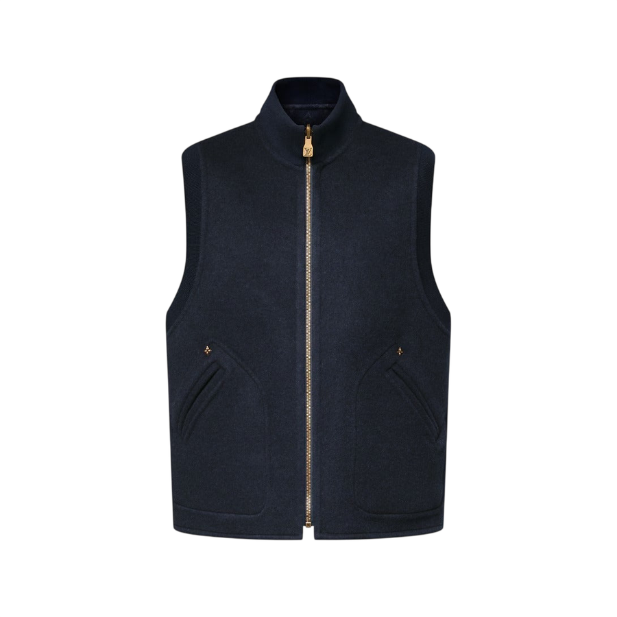 Louis Vuitton Monogram Reversible Double-Face Gilet — Navy Blue