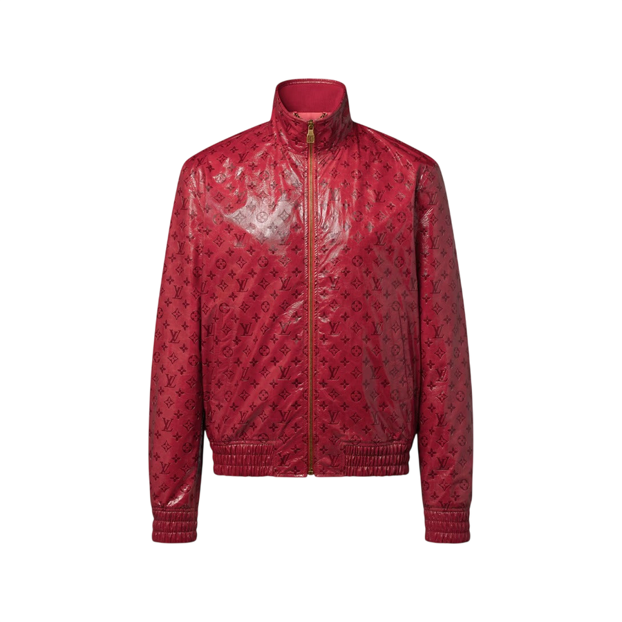 Louis Vuitton Monogram Vintage Vernis Tracksuit Top  — Red