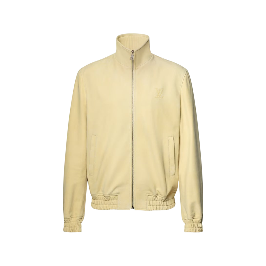 Louis Vuitton Signature Suede Tracktop Blouson — Pineapple Slice Yellow