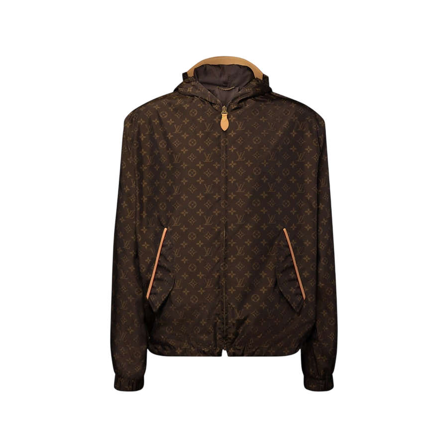 Louis Vuitton Silk Tech Windbreaker — Monogram Brown