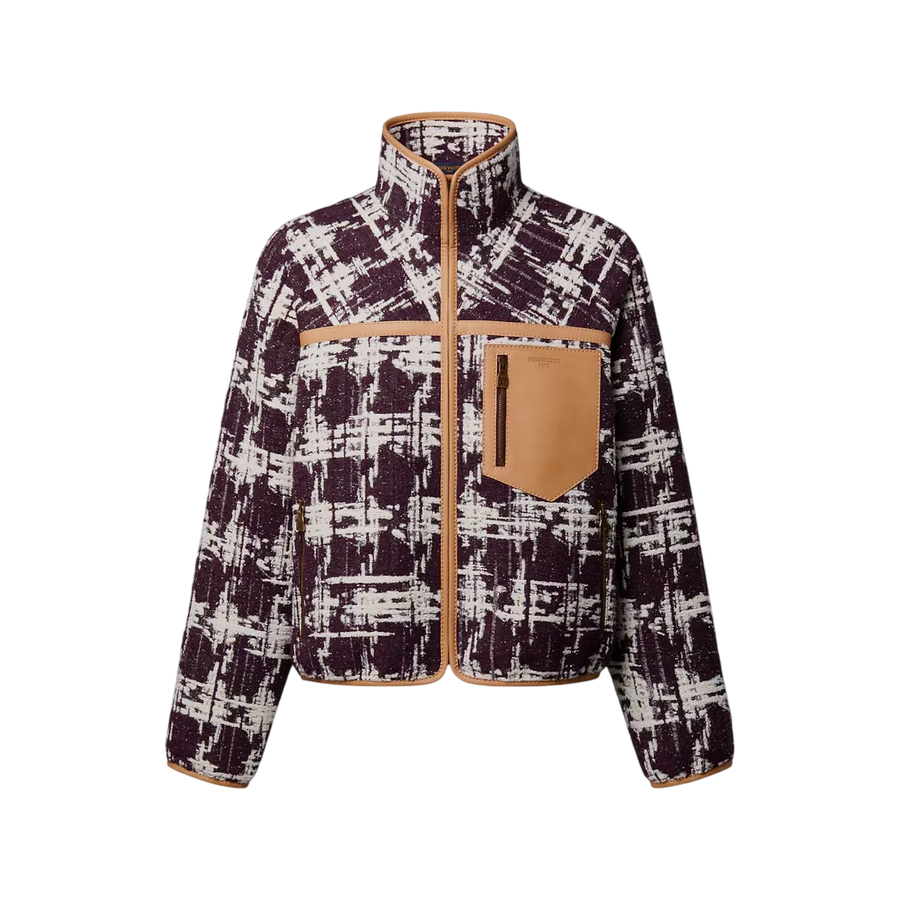 Louis Vuitton Tweed Outdoor Jacket — Violet