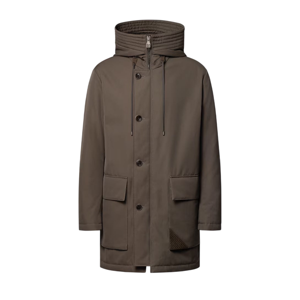 Louis Vuitton Parka invernale imbottito per scooter — Kaki