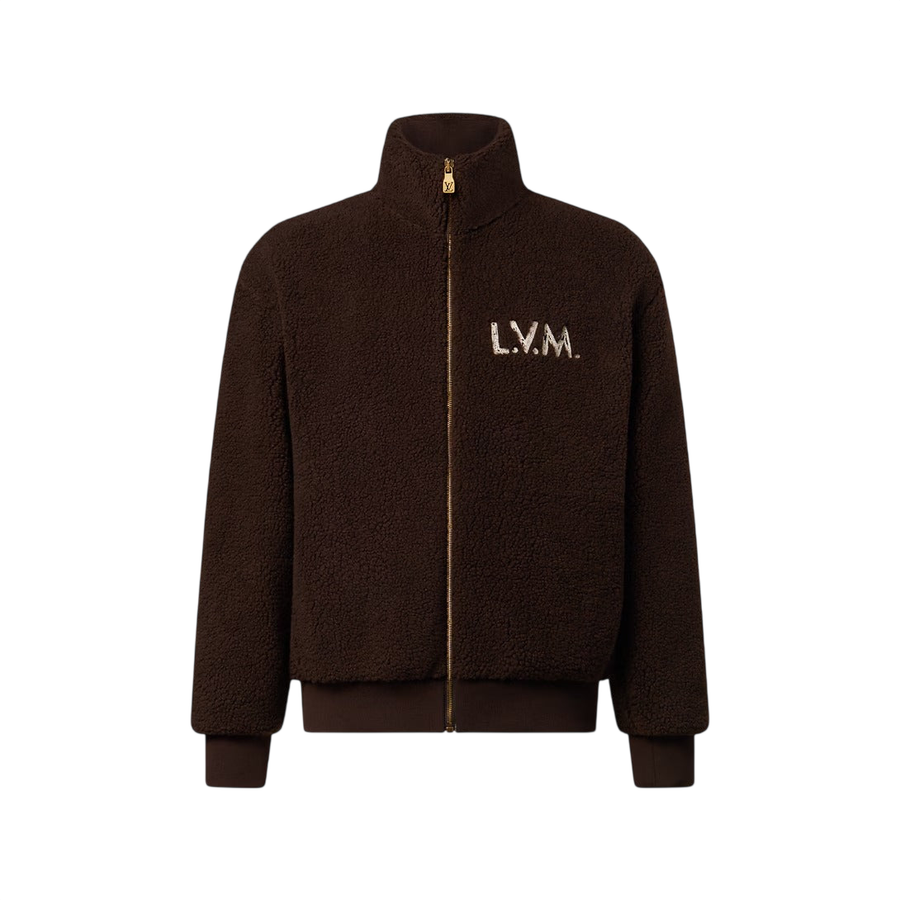 Louis Vuitton Zippered Fleece Blouson  — Coffee Bean