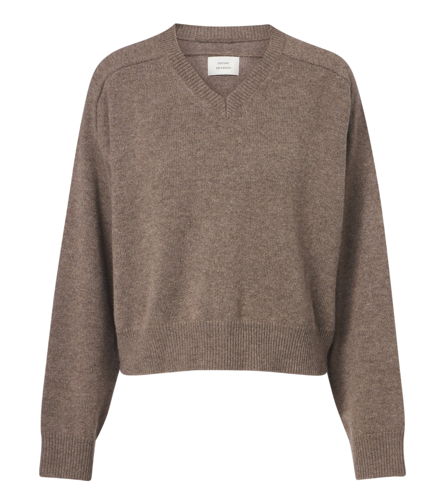 Loulou de Saison Anzor cropped cashmere sweater
