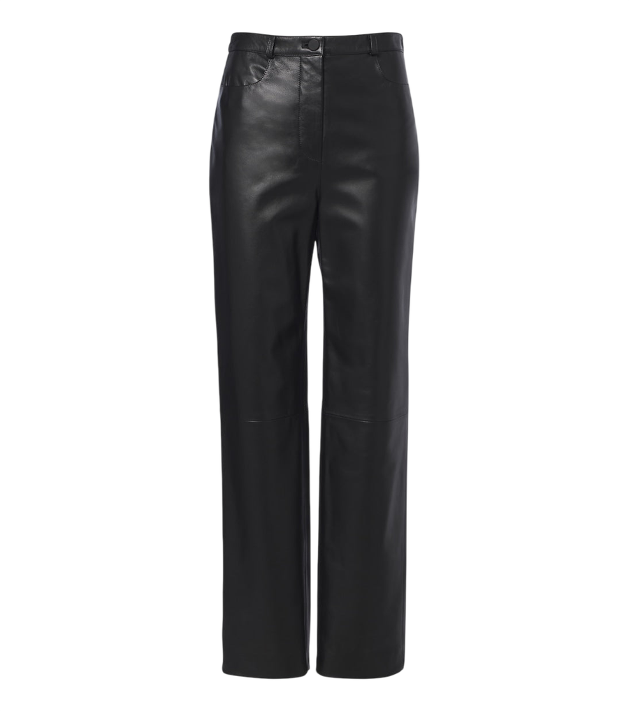 Loulou de Saison Cobe leather straight pants