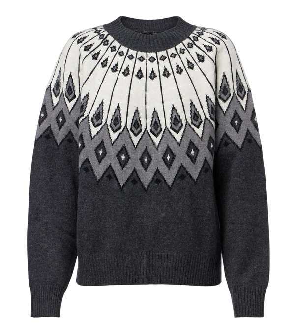 Loulou de Saison Hans jacquard cashmere sweater
