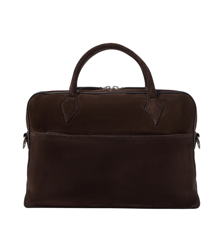 Métier Closer Slim suede briefcase [white-bg-v2:85c9bdb0-417d-484b-921c-1a5471e1abc9]