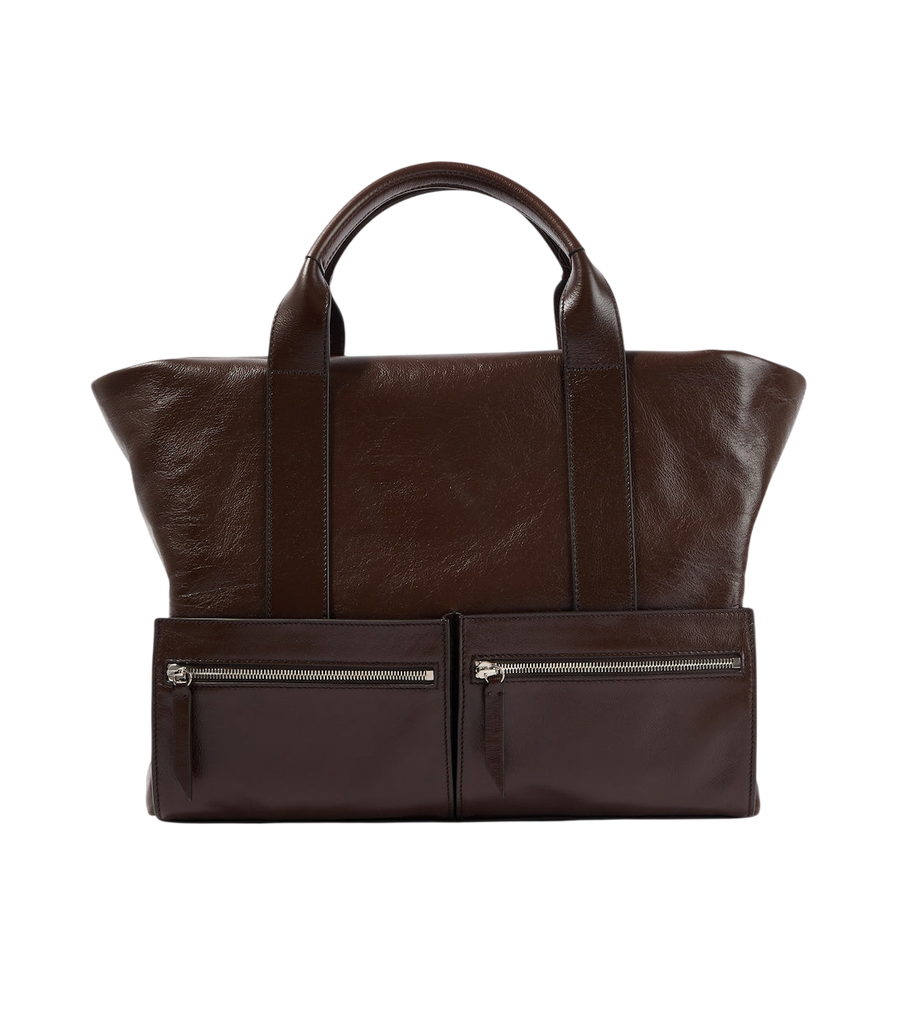 Métier Racer 40 leather messenger bag
