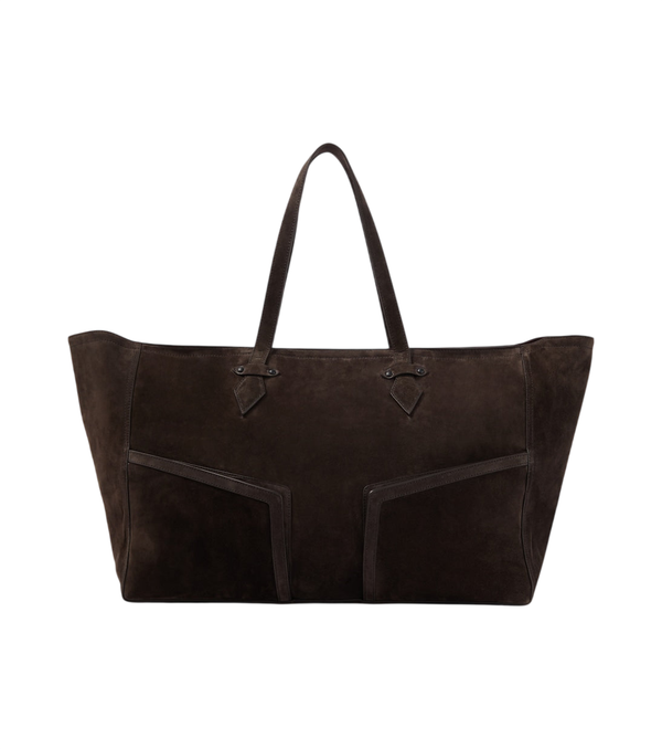 Métier Borsa da viaggio in pelle scamosciata Sergeant