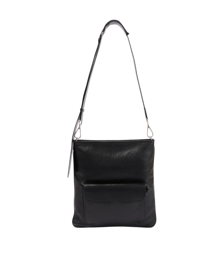Métier Slide leather messenger bag