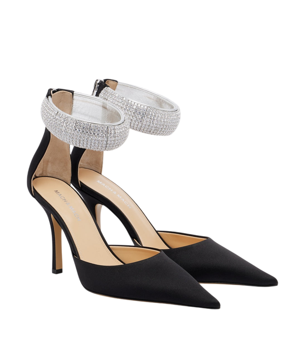 Mach & Mach She's A Lady embellished satin pumps