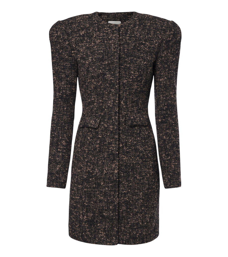 Magda Butrym Bouclé wool-blend blazer dress