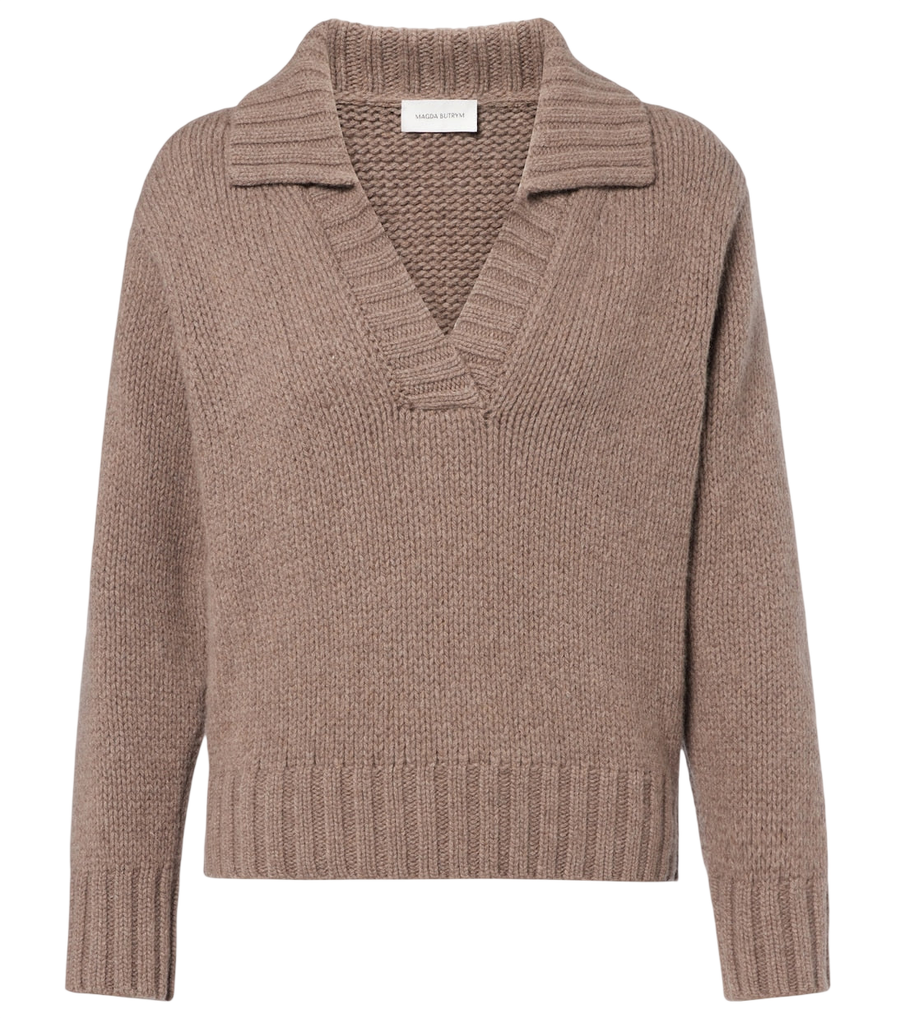Magda Butrym Cashmere polo sweater