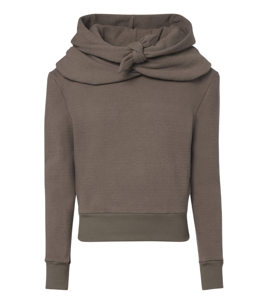 Sudadera con capucha de punto de mezcla de algodón de Magda Butrym