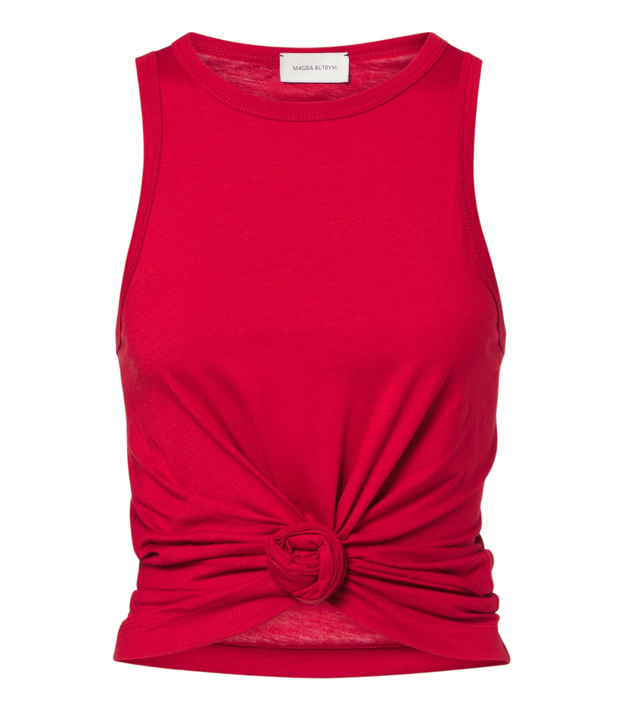 Magda Butrym Cropped cotton-blend top