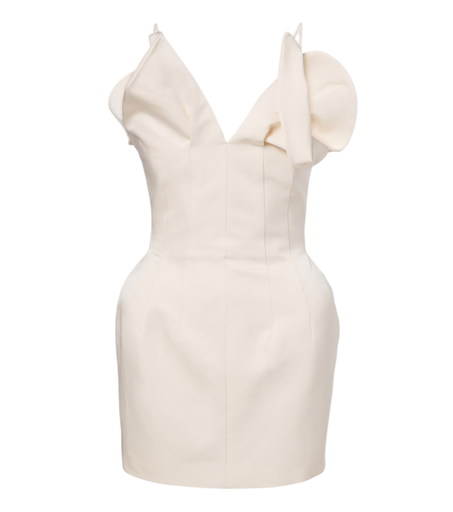 Magda Butrym Draped cotton and silk corset dress