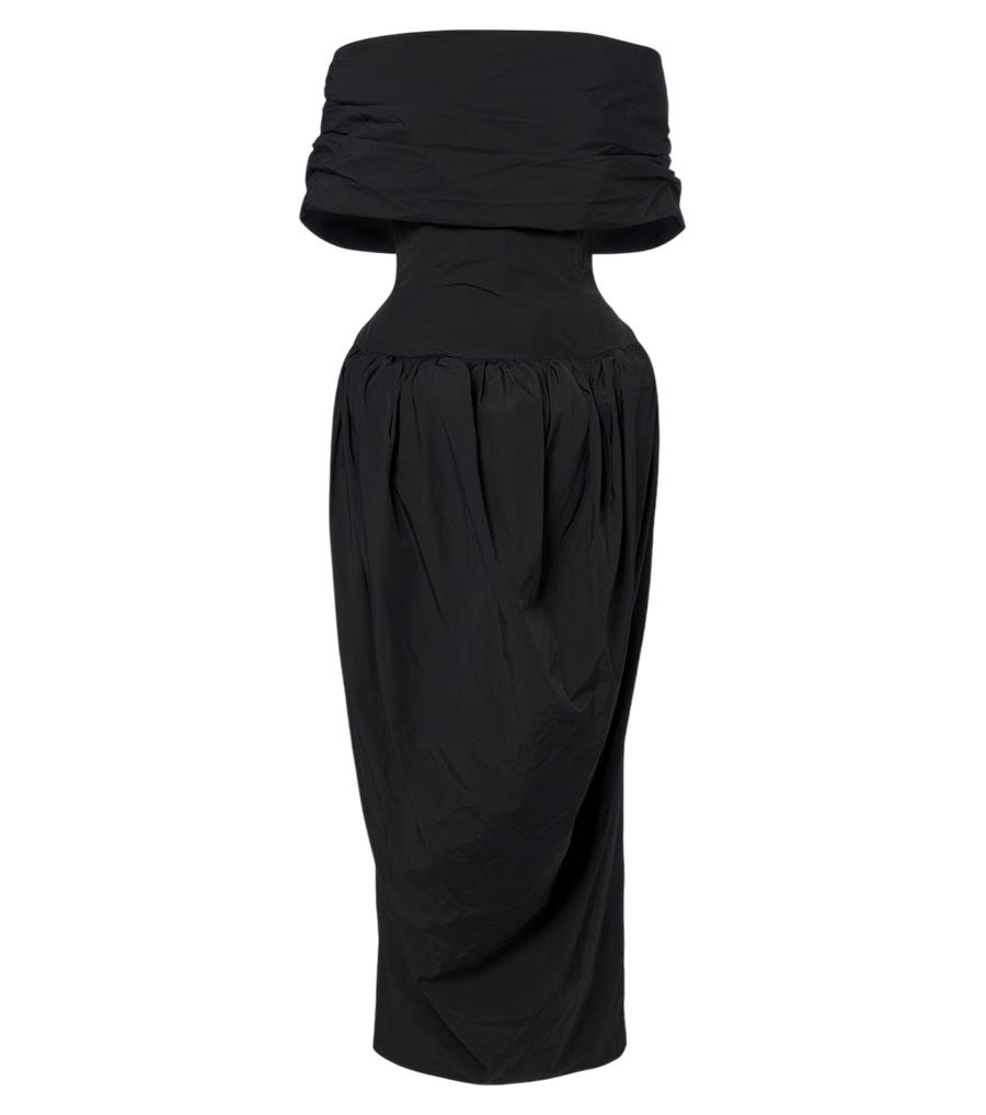 Vestido drapeado de Magda Butrym
