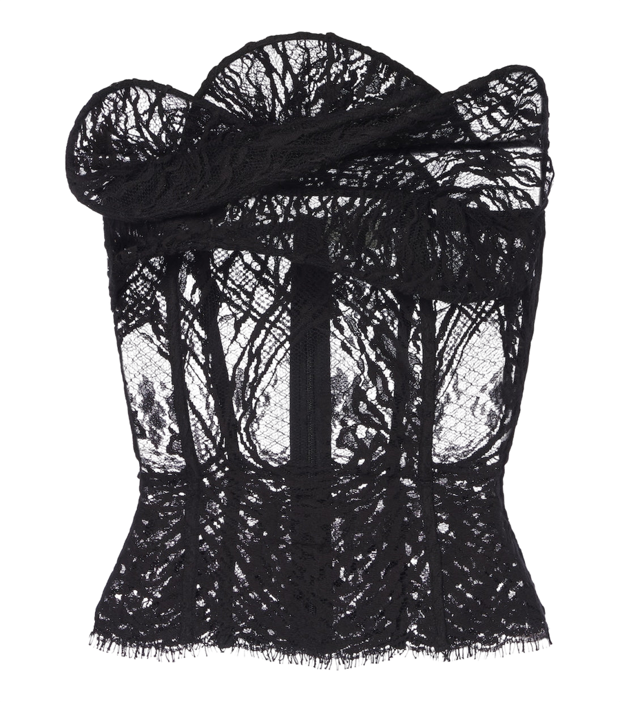 Corset drapé en dentelle Magda Butrym
