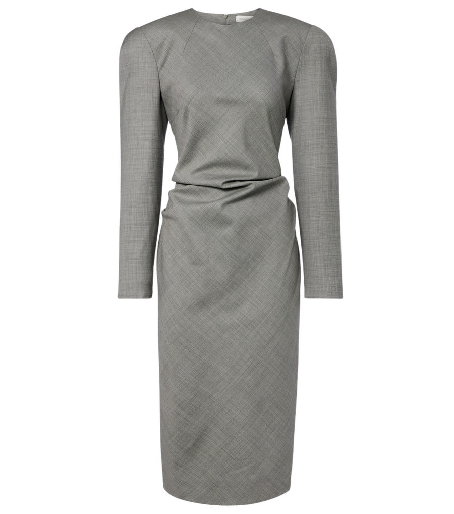 Magda Butrym Draped wool midi dress